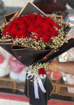 siyah rüya 20 li gül buketi